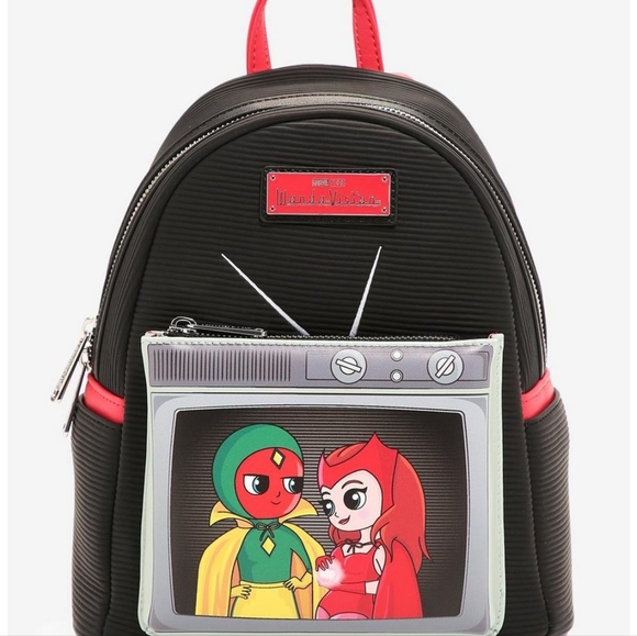 Loungefly Handbags - New Loungefly Marvel WandaVision Classic Costumes Mini Backpack ❤